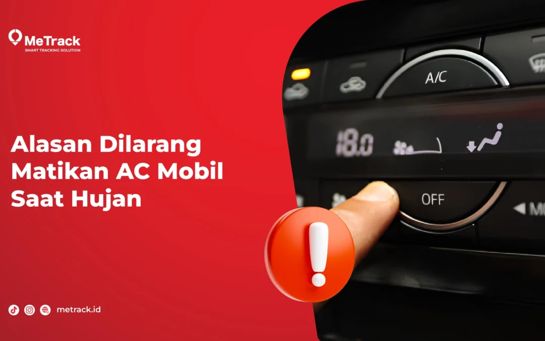 Alasan Dilarang Matikan AC Mobil Saat Hujan