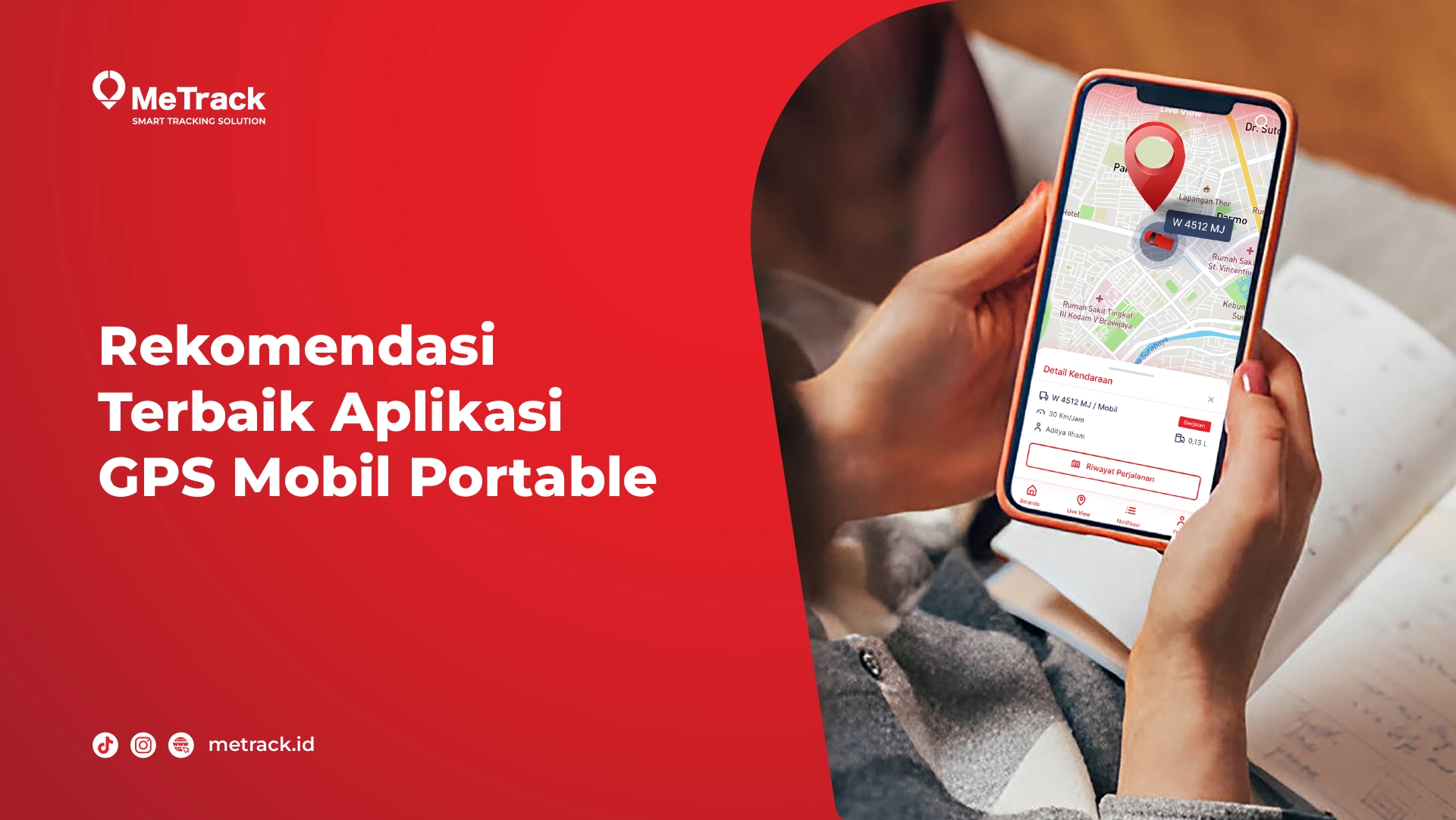 Aplikasi GPS mobil portable